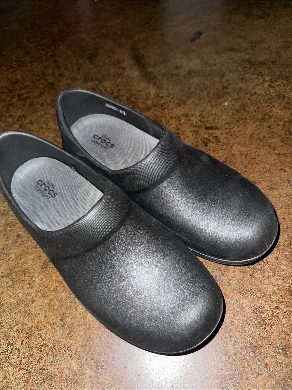 CROCS Men’s Black Slip-On Work Clog